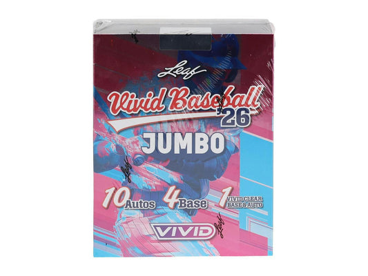 2026 Leaf Vivid Baseball Hobby Jumbo Box | Columbia Sports Cards - Columbia Sports Cards