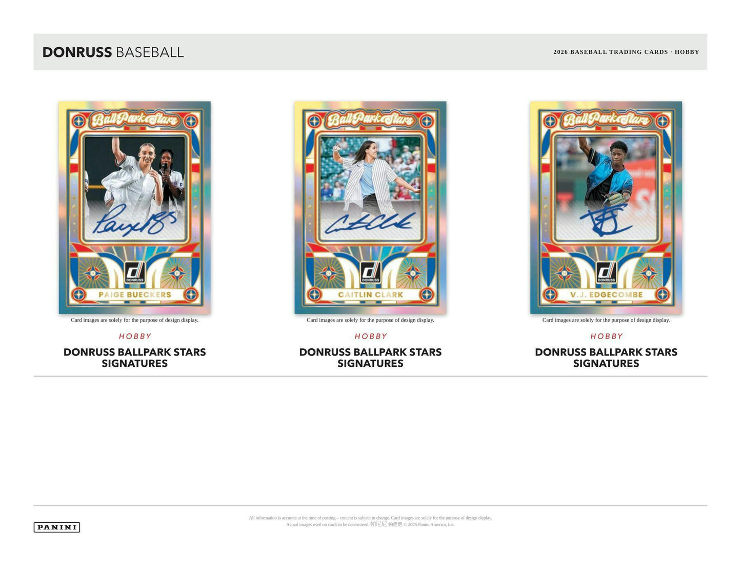 2026 Panini Donruss Baseball Hobby Box | Columbia Sports Cards - Columbia Sports Cards