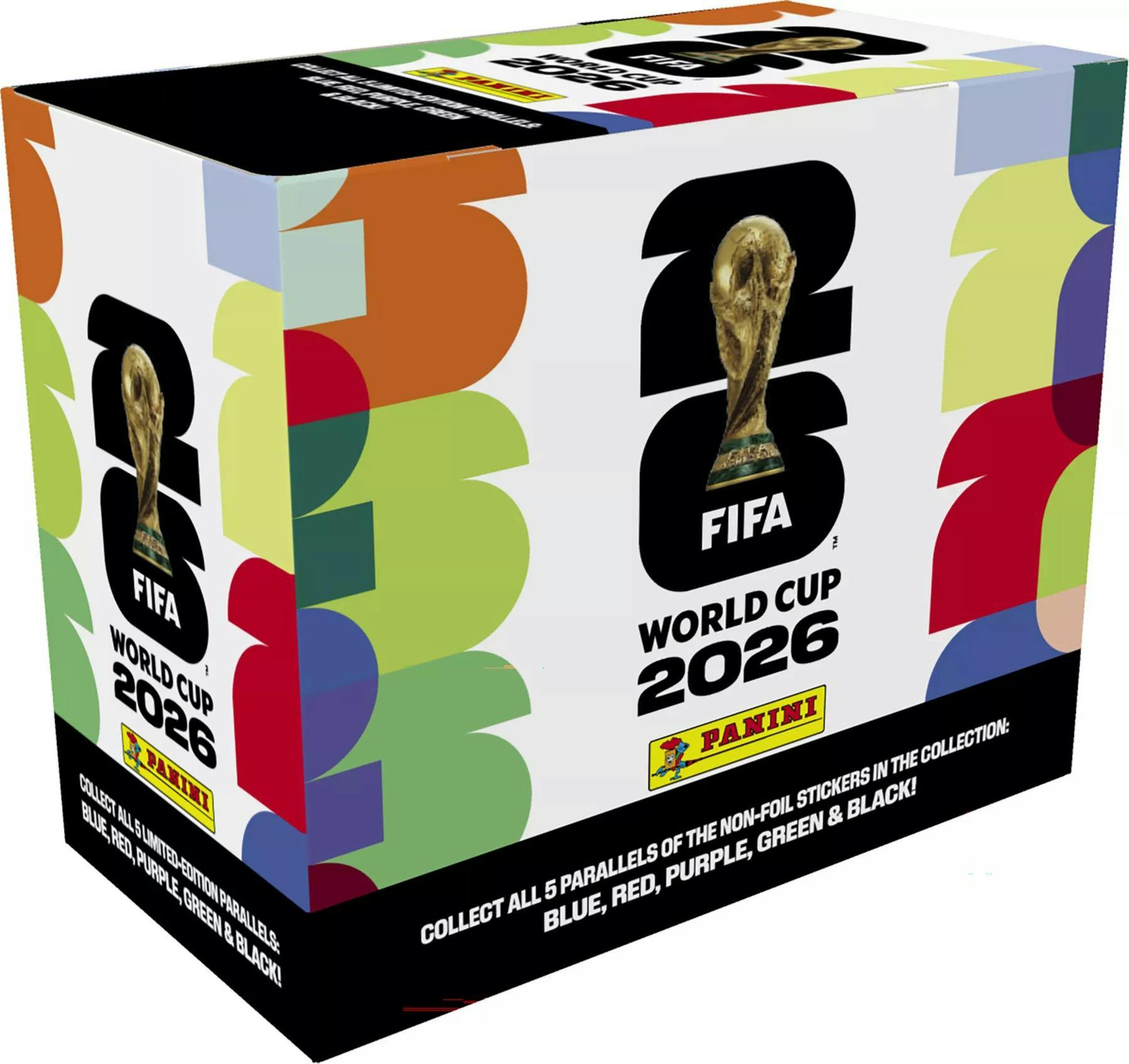 2026 Panini FIFA World Cup Soccer Sticker Box (25 Packs) – U.S. Version | Columbia Sports Cards - Columbia Hobby - Sports Card Boxes - Toploaders - Card Savers