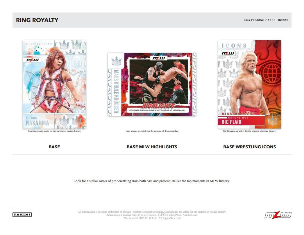 2026 Panini Ring Royalty Major League Wrestling Hobby Box | Columbia Sports Cards | Columbia Hobby - Sports Card Boxes - Toploaders - Card Savers.
