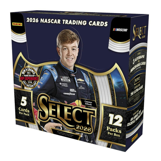 2026 Panini Select NASCAR Racing Hobby Box | Columbia Sports Cards - Columbia Sports Cards