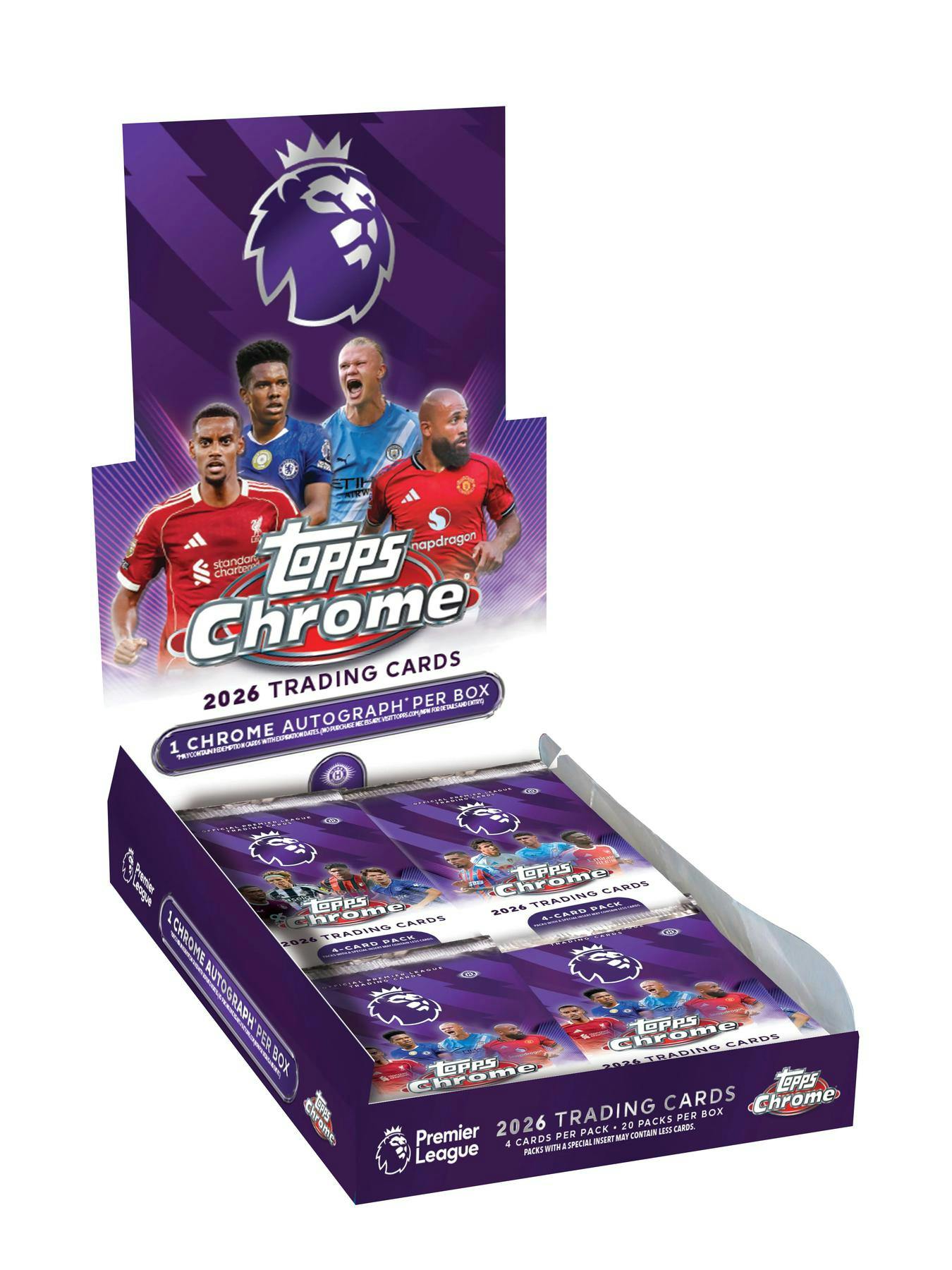 2026 Topps Chrome Premier League EPL Soccer Hobby Box | Columbia Sports Cards - Columbia Hobby - Sports Card Boxes - Toploaders - Card Savers