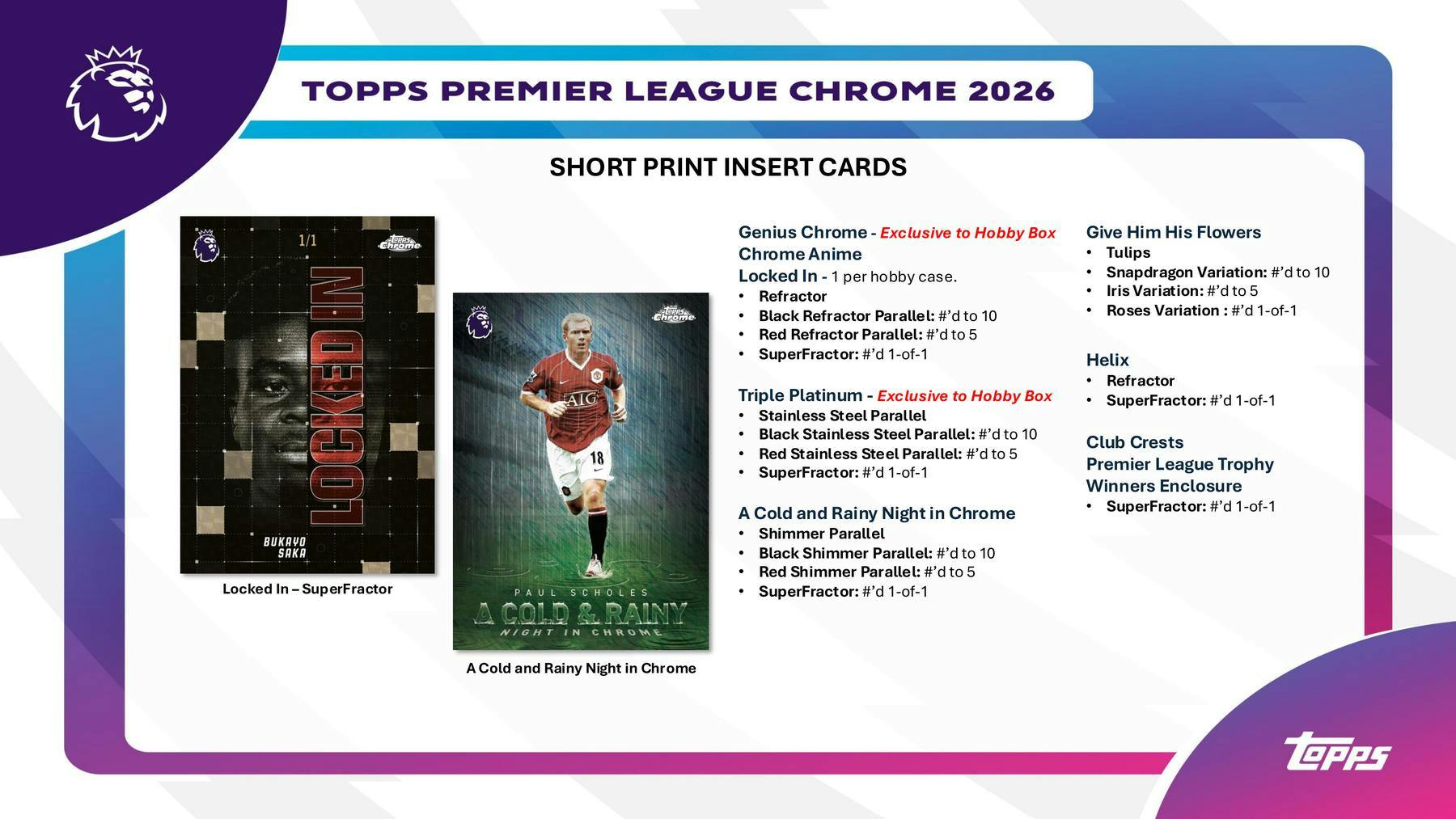 2026 Topps Chrome Premier League EPL Soccer Hobby Box | Columbia Sports Cards - Columbia Hobby - Sports Card Boxes - Toploaders - Card Savers