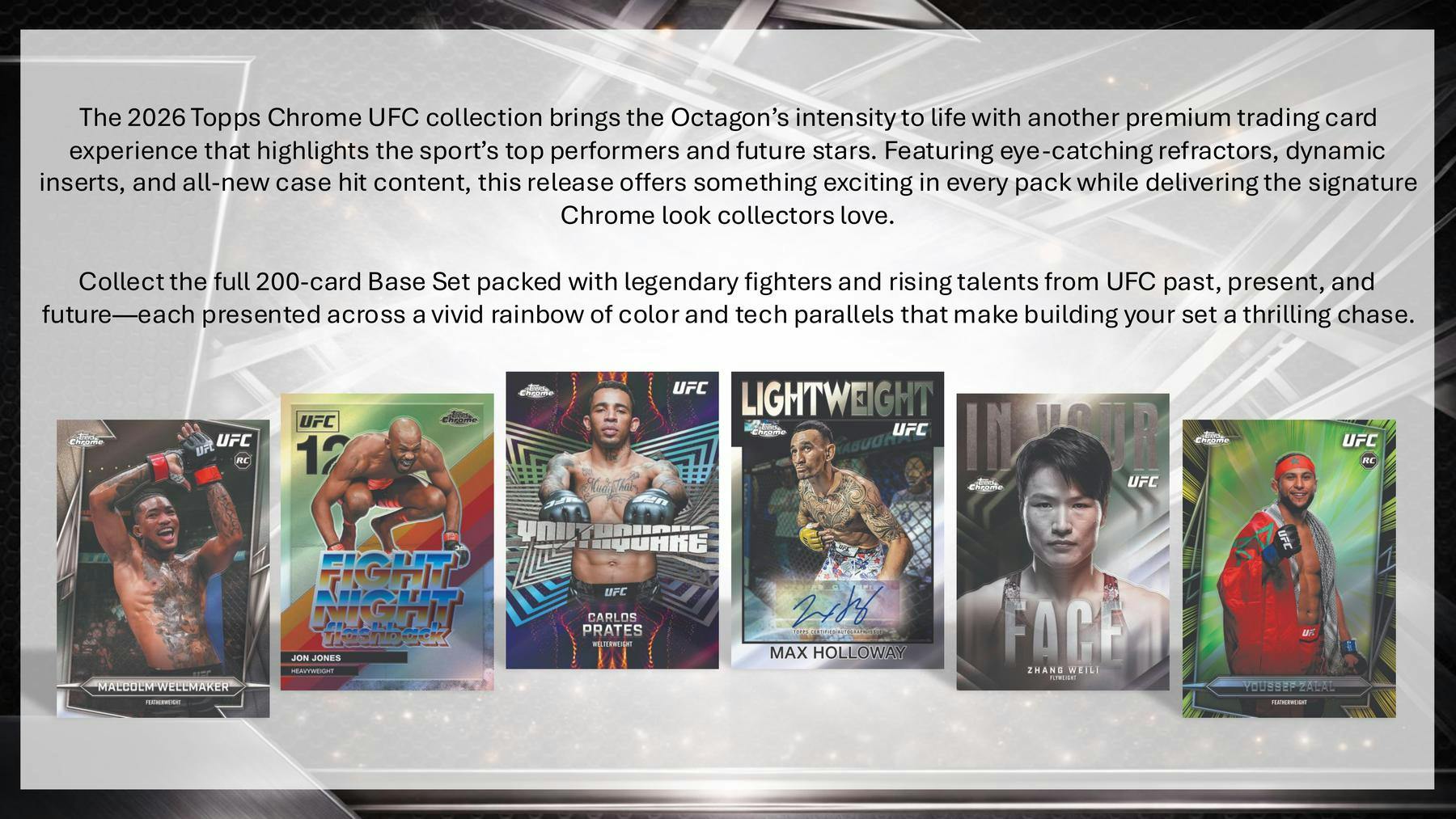 2026 Topps Chrome UFC Blaster Box | Columbia Sports Cards