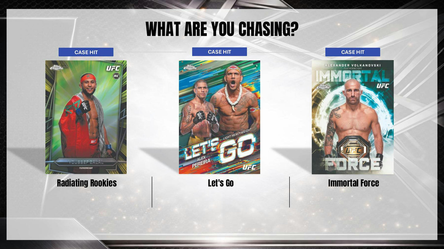 2026 Topps Chrome UFC Mega Box | Columbia Sports Cards - Columbia Hobby - Sports Card Boxes - Toploaders - Card Savers