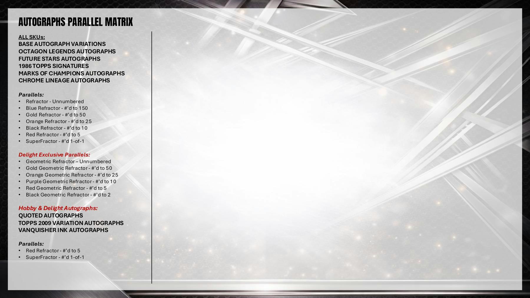 2026 Topps Chrome UFC Mega Box | Columbia Sports Cards - Columbia Hobby - Sports Card Boxes - Toploaders - Card Savers