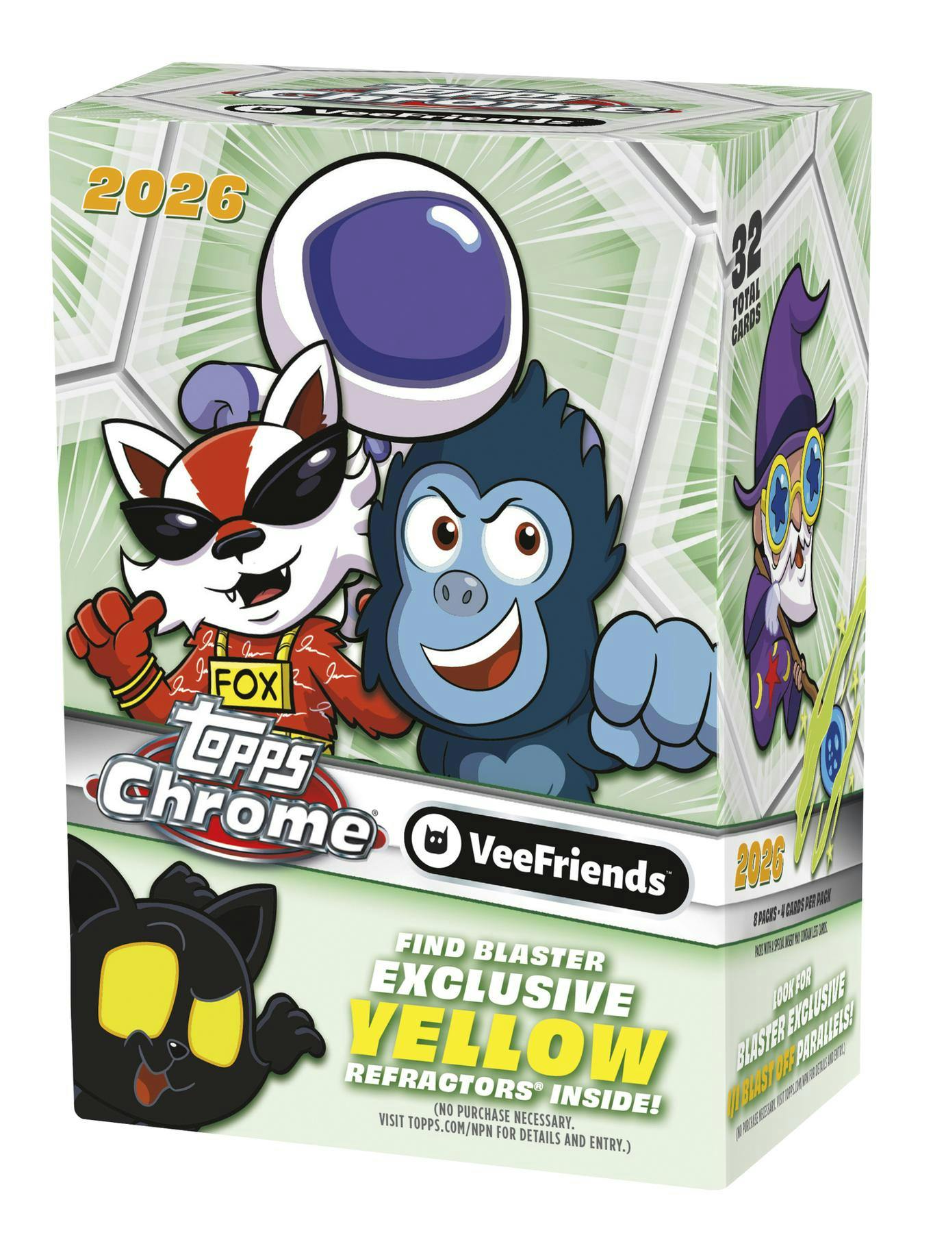 2026 Topps Chrome VeeFriends Blaster Box | Columbia Sports Cards - Columbia Sports Cards