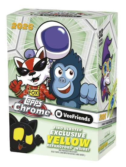 2026 Topps Chrome VeeFriends Blaster Box | Columbia Sports Cards - Columbia Sports Cards
