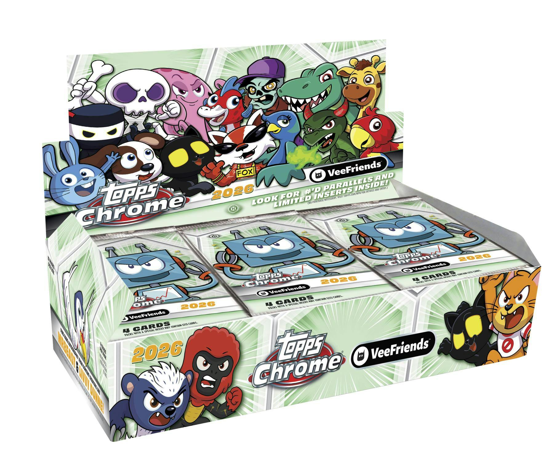 2026 Topps Chrome VeeFriends Hobby Box | Columbia Sports Cards - Columbia Sports Cards
