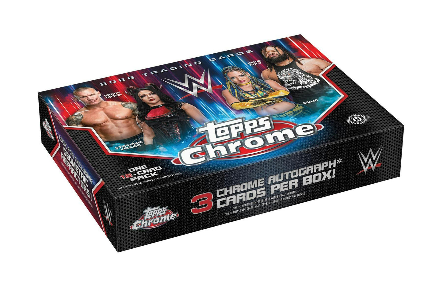 2026 Topps Chrome WWE Wrestling Delight Box | Columbia Sports Cards - Columbia Hobby - Sports Card Boxes - Toploaders - Card Savers