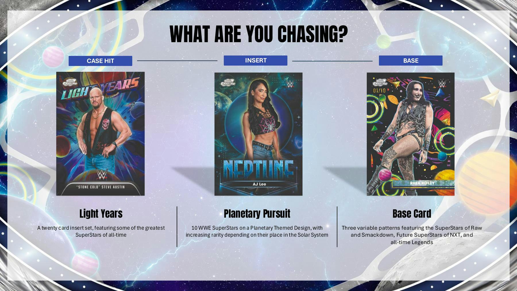 2026 Topps Cosmic Chrome WWE Wrestling Hobby Box | Columbia Sports Cards - Columbia Sports Cards