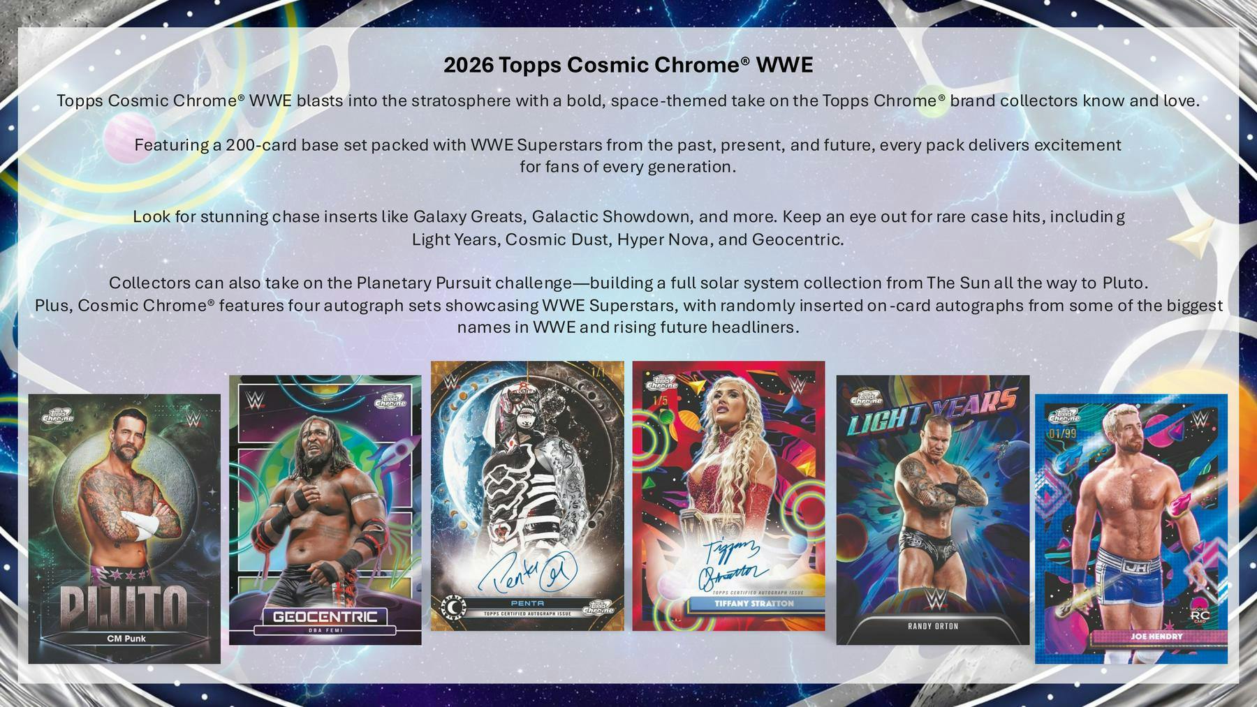 2026 Topps Cosmic Chrome WWE Wrestling Hobby Box | Columbia Sports Cards - Columbia Sports Cards