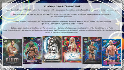 2026 Topps Cosmic Chrome WWE Wrestling Hobby Box | Columbia Sports Cards - Columbia Sports Cards