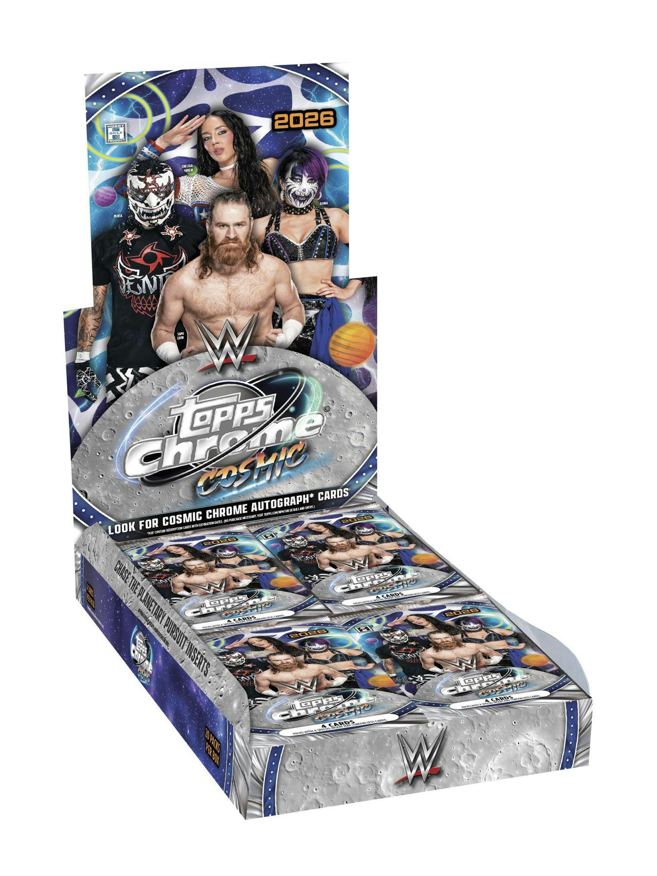 2026 Topps Cosmic Chrome WWE Wrestling Hobby Box | Columbia Sports Cards - Columbia Sports Cards