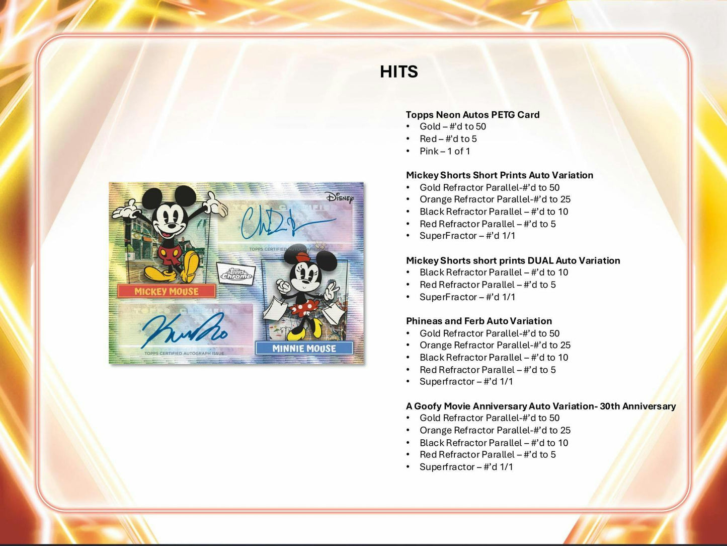 2026 Topps Disney Neon Blaster Box | Columbia Sports Cards - Columbia Hobby - Sports Card Boxes - Toploaders - Card Savers