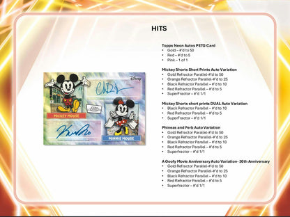 2026 Topps Disney Neon Blaster Box | Columbia Sports Cards - Columbia Hobby - Sports Card Boxes - Toploaders - Card Savers