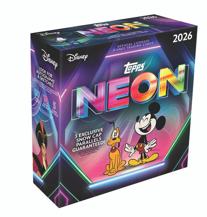 2026 Topps Disney Neon Mega Box | Columbia Sports Cards - Columbia Hobby - Sports Card Boxes - Toploaders - Card Savers