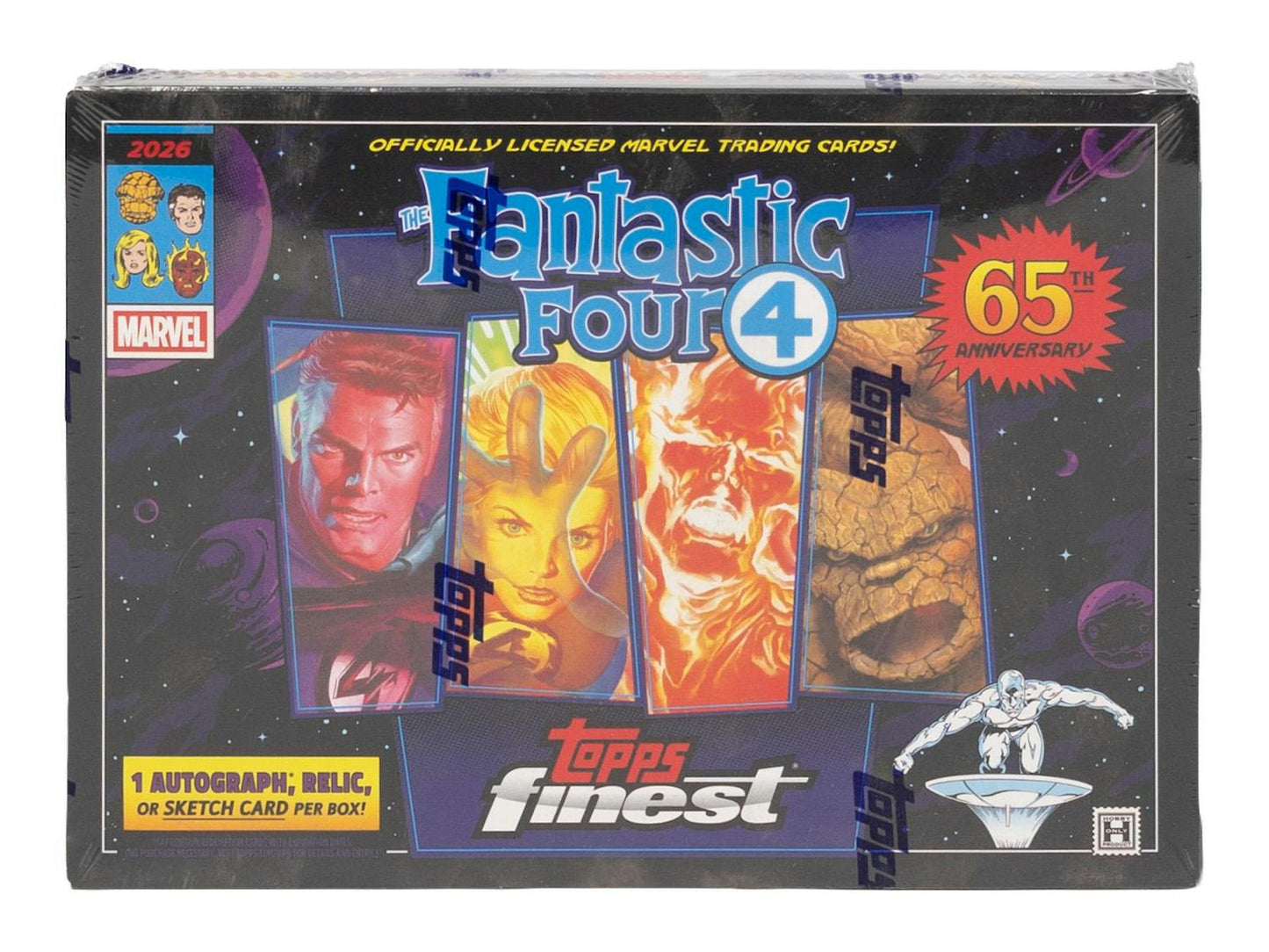 2026 Topps Finest Fantastic Four Hobby Box | Columbia Sports Cards - Columbia Hobby - Sports Card Boxes - Toploaders - Card Savers