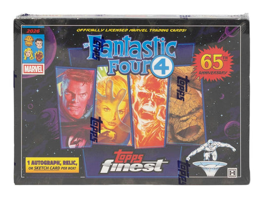 2026 Topps Finest Fantastic Four Hobby Box | Columbia Sports Cards - Columbia Hobby - Sports Card Boxes - Toploaders - Card Savers