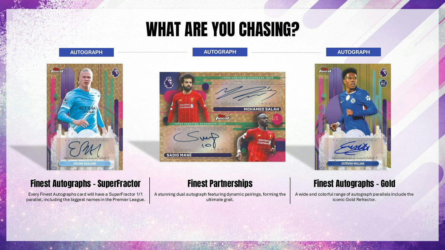 2026 Topps Finest Premier League EPL Soccer Hobby Box | Columbia Sports Cards - Columbia Hobby - Sports Card Boxes - Toploaders - Card Savers