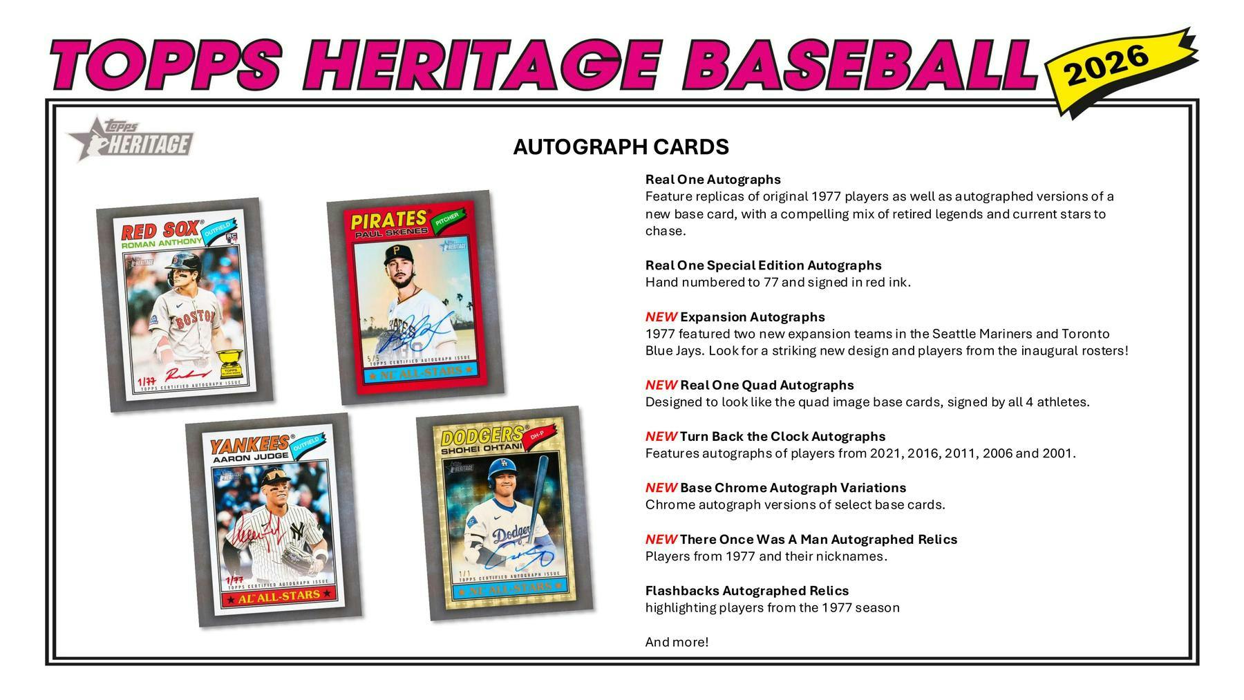 2026 Topps Heritage Baseball Blaster Box | Columbia Sports Cards - Columbia Hobby - Sports Card Boxes - Toploaders - Card Savers