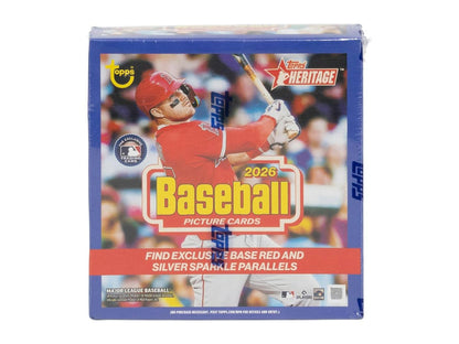 2026 Topps Heritage Baseball Mega Box | Columbia Sports Cards - Columbia Hobby - Sports Card Boxes - Toploaders - Card Savers