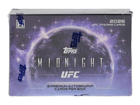 2026 Topps Midnight UFC Hobby Box | Columbia Sports Cards - Columbia Hobby - Sports Card Boxes - Toploaders - Card Savers