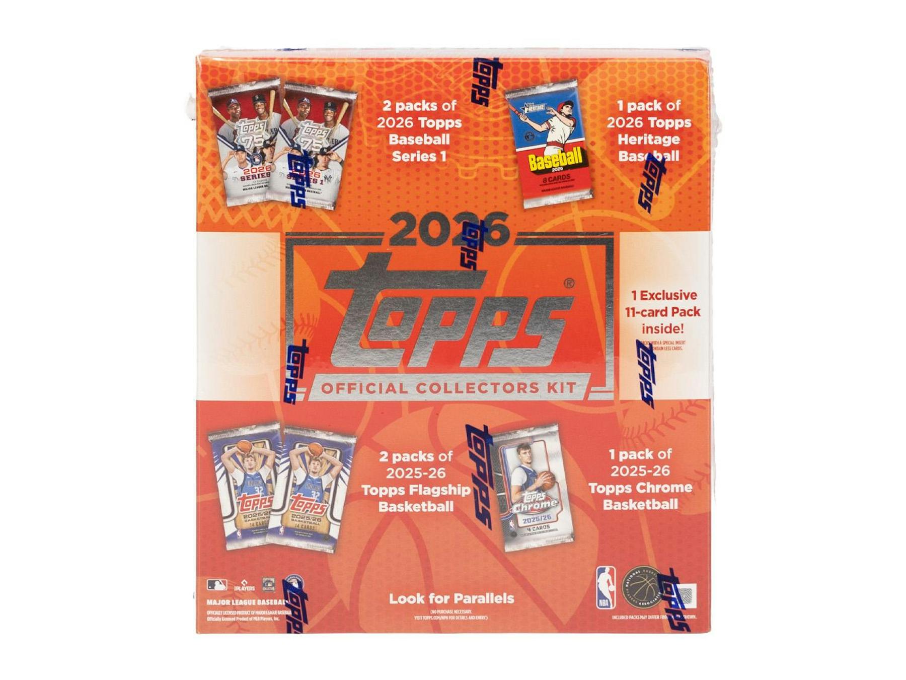 2026 Topps MLB x NBA Official Collector Kit Box | Columbia Sports Cards - Columbia Hobby - Sports Card Boxes - Toploaders - Card Savers