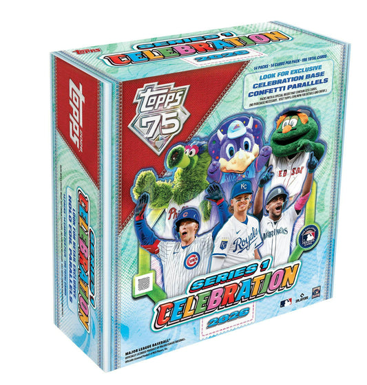 2026 Topps Series 1 Baseball Celebration Mega Box | Columbia Sports Cards - Columbia Hobby - Sports Card Boxes - Toploaders - Card Savers