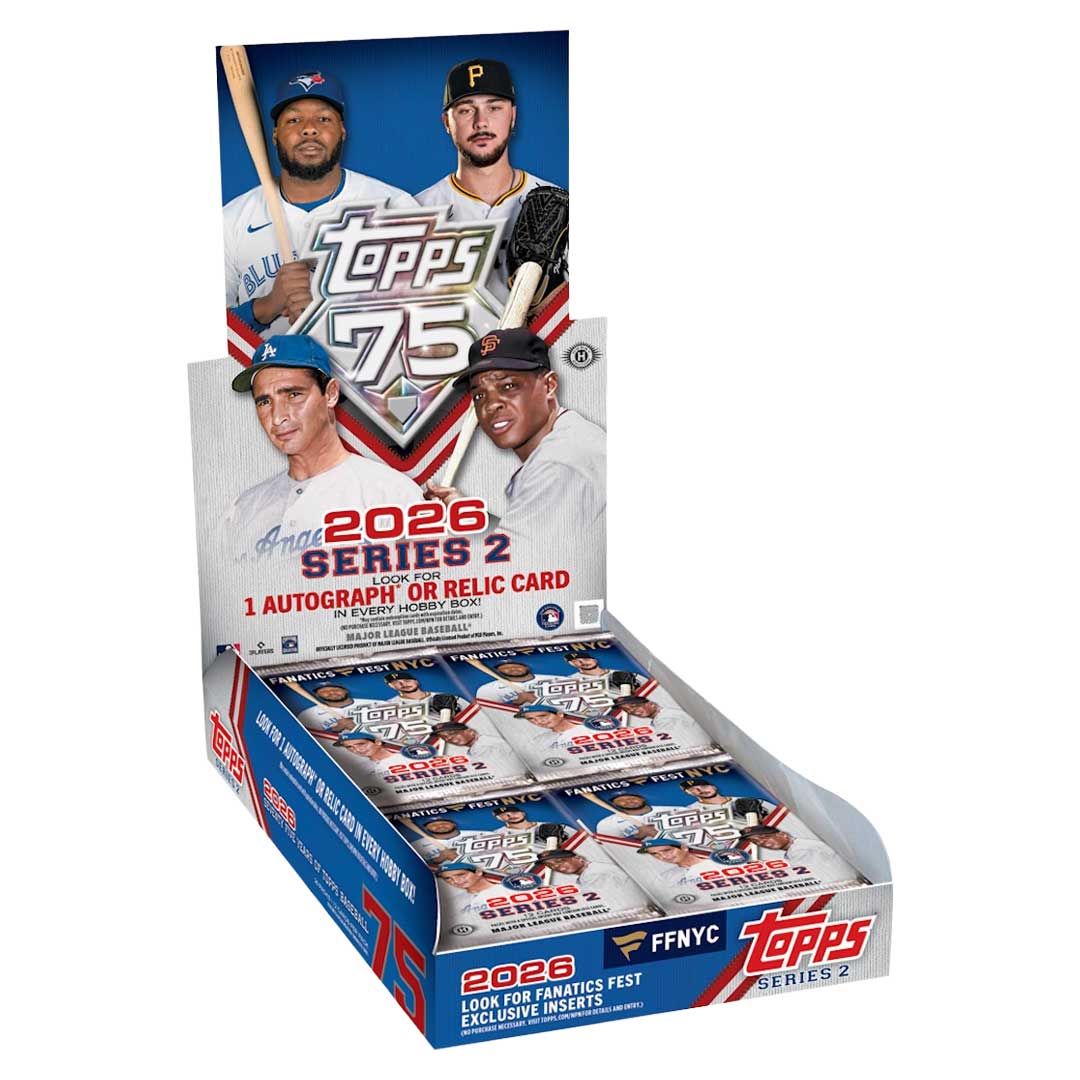 2026 Topps Series 2 Baseball Fanatics Fest NYC Edition Hobby Box (Fanatics Fest Refractors)