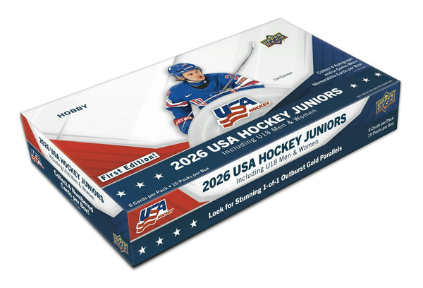 2026 Upper Deck Team USA Juniors Hockey Hobby Box