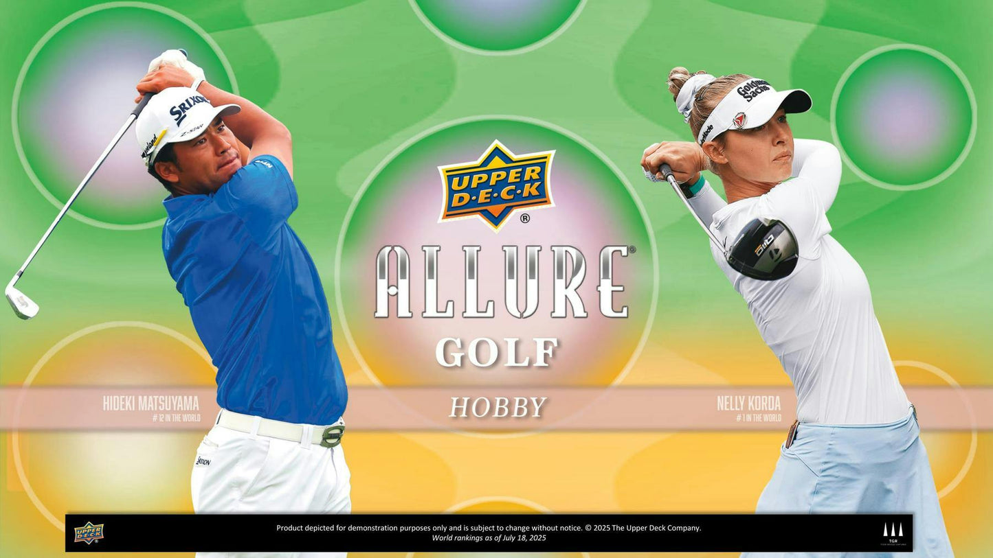 2026 Upper Deck Allure Golf Hobby Box - Columbia Hobby - Sports Card Boxes - Toploaders - Card Savers