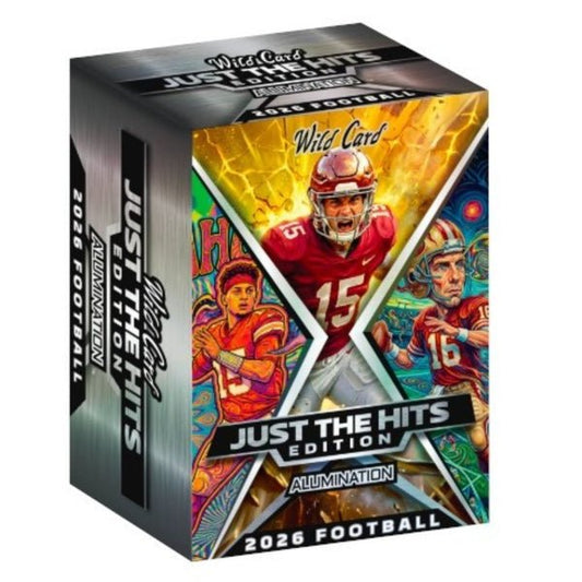 2026 Wild Card Alumination Just The Hits Football Hobby Jumbo Box | Columbia Sports Cards - Columbia Hobby - Sports Card Boxes - Toploaders - Card Savers
