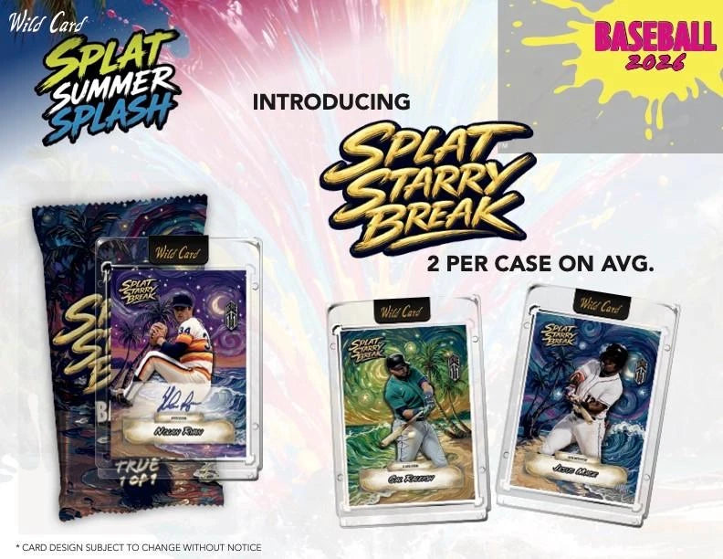 2026 Wild Card Splat Summer Splash Baseball Hobby Box | Columbia Sports Cards.