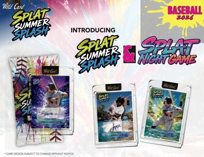 2026 Wild Card Splat Summer Splash Baseball Hobby Box | Columbia Sports Cards.
