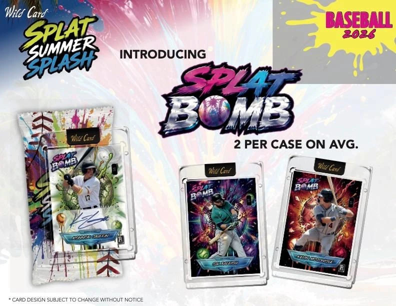 2026 Wild Card Splat Summer Splash Baseball Hobby Box | Columbia Sports Cards.