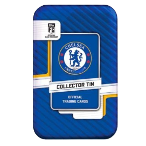2026/27 Topps Soccer Chelsea FC Club Collector Tin
2026/27 Topps Chelsea FC Club Collector trading cards
2026/27 Topps Chelsea FC sequentially numbered parallel card
2026/27 Topps Chelsea FC autograph soccer card
2026/27 Topps Chelsea FC rookie soccer card
2026/27 Topps Chelsea FC club legends trading card
2026/27 Topps Chelsea FC current stars soccer card