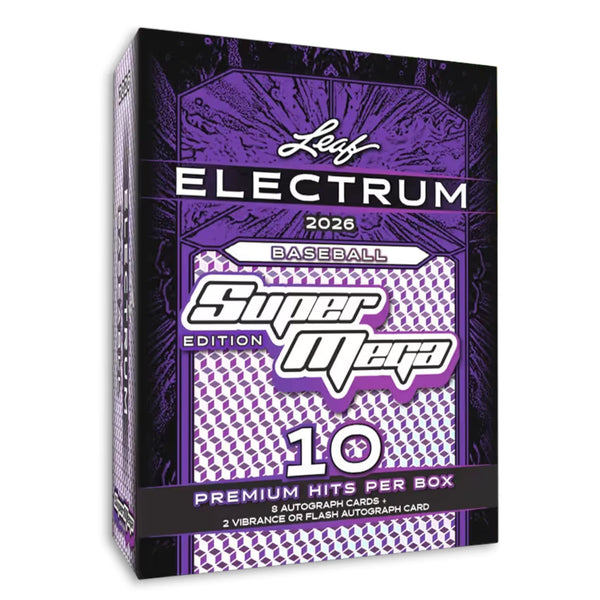 2026 Leaf Electrum Baseball Super Mega Box
Leaf Electrum Flash autograph card
Leaf Electrum Vibrance autograph card
Electrum Collection booklet card