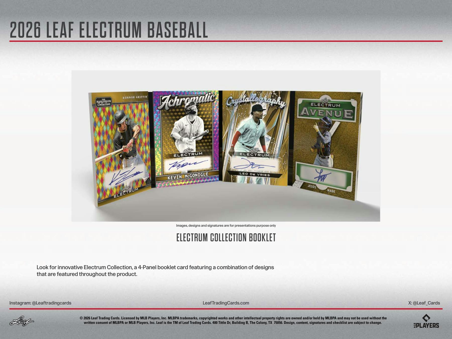 2026 Leaf Electrum Baseball Super Mega Box | Columbia Sports Cards