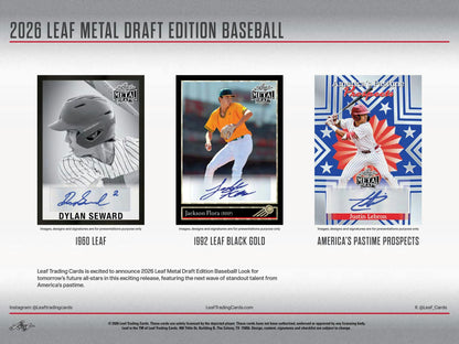 2026 Leaf Metal Draft Baseball Hobby Box | Columbia Sports Cards | Columbia Hobby - Sports Card Boxes - Toploaders - Card Savers.