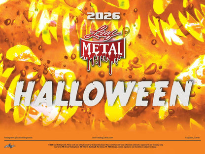 2026 Leaf Metal Halloween Hobby Box