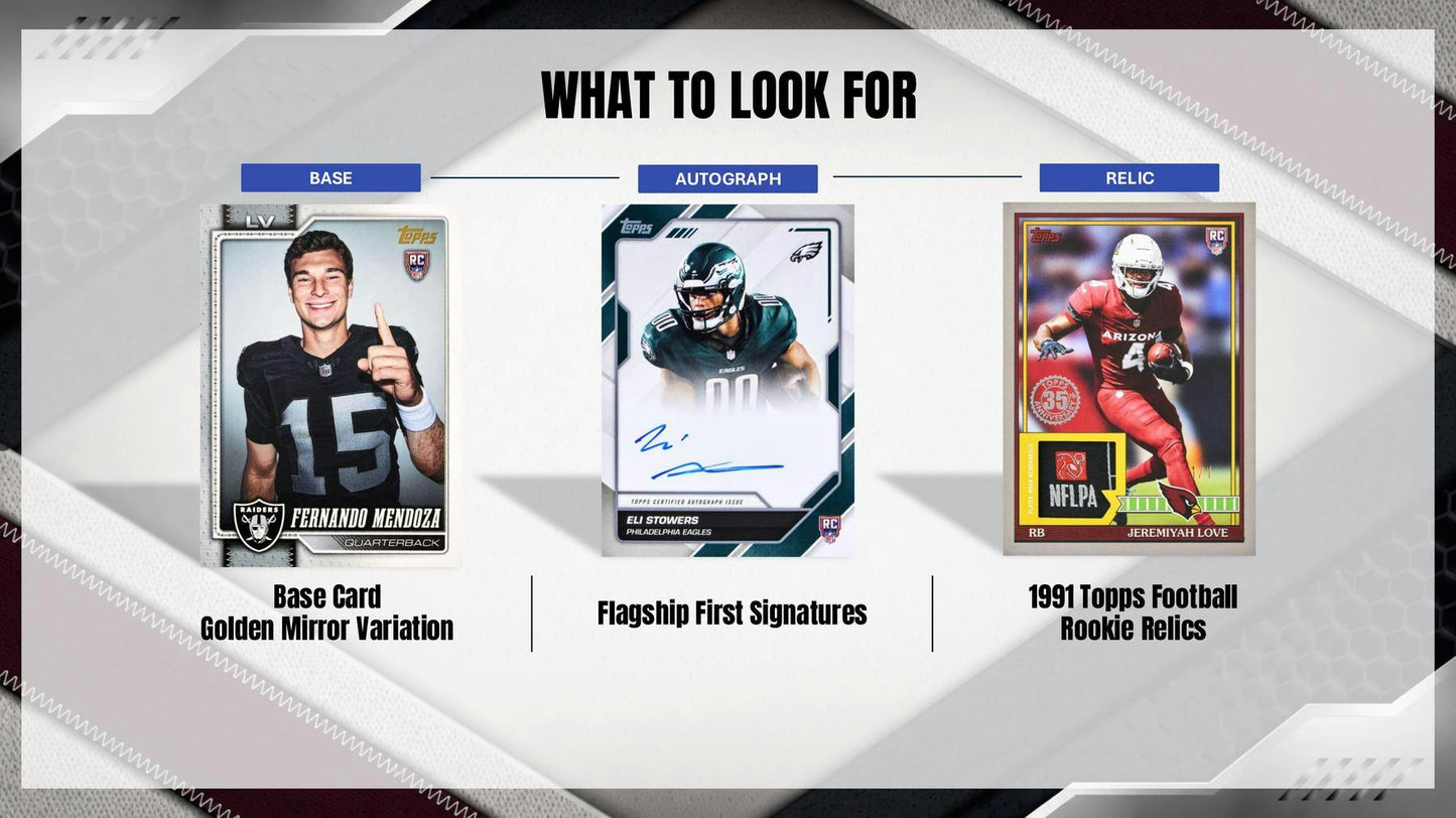 2026 Topps Football Blaster Box | Columbia Sports Cards | Columbia Hobby - Sports Card Boxes - Toploaders - Card Savers.