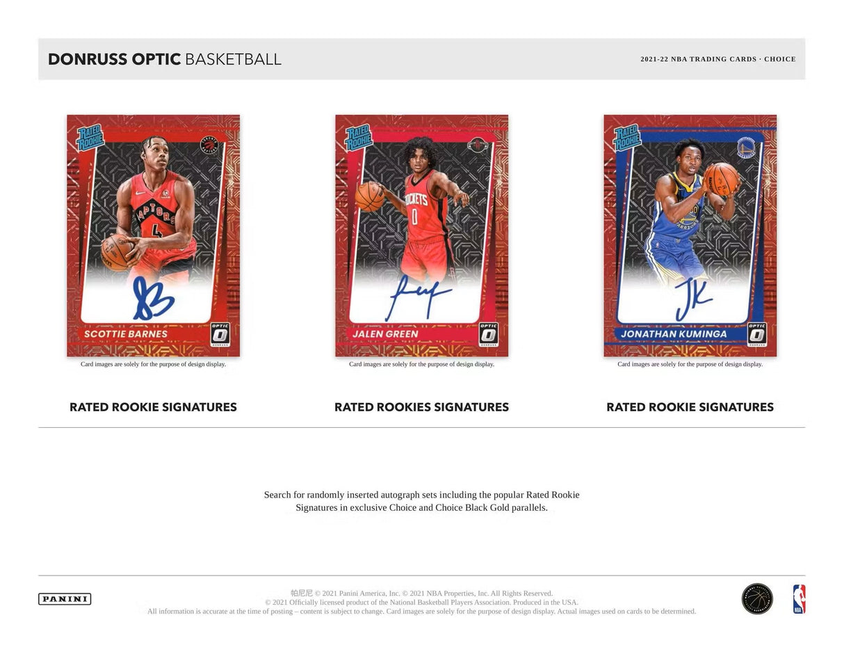 2021-22 Panini Donruss Optic Basketball Choice Box