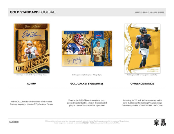 2022 Panini Gold Standard Football Hobby Box