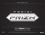 2022 Panini Prizm Racing Hobby Box