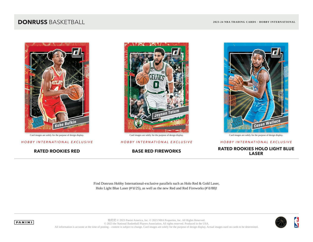 2023-24 Panini Donruss Basketball International Hobby Box