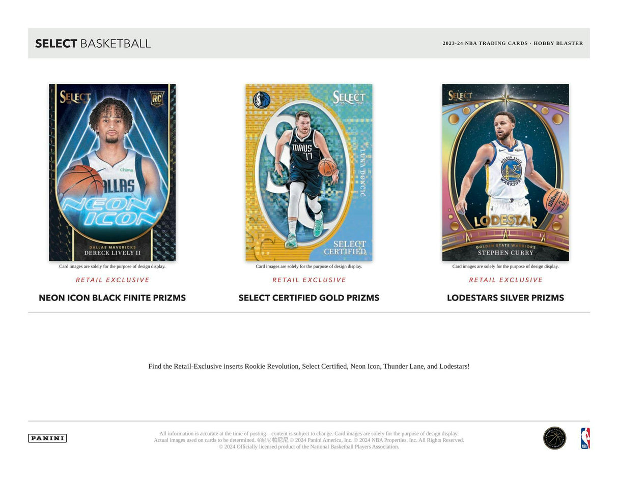 2023/24 Panini Select Basketball 6-Pack Hobby Blaster Box (Green Prizms)