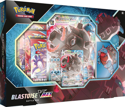 Pokemon - Blastoise VMAX Battle Box | Columbia Hobby - Sports Card Boxes - Toploaders - Card Savers.