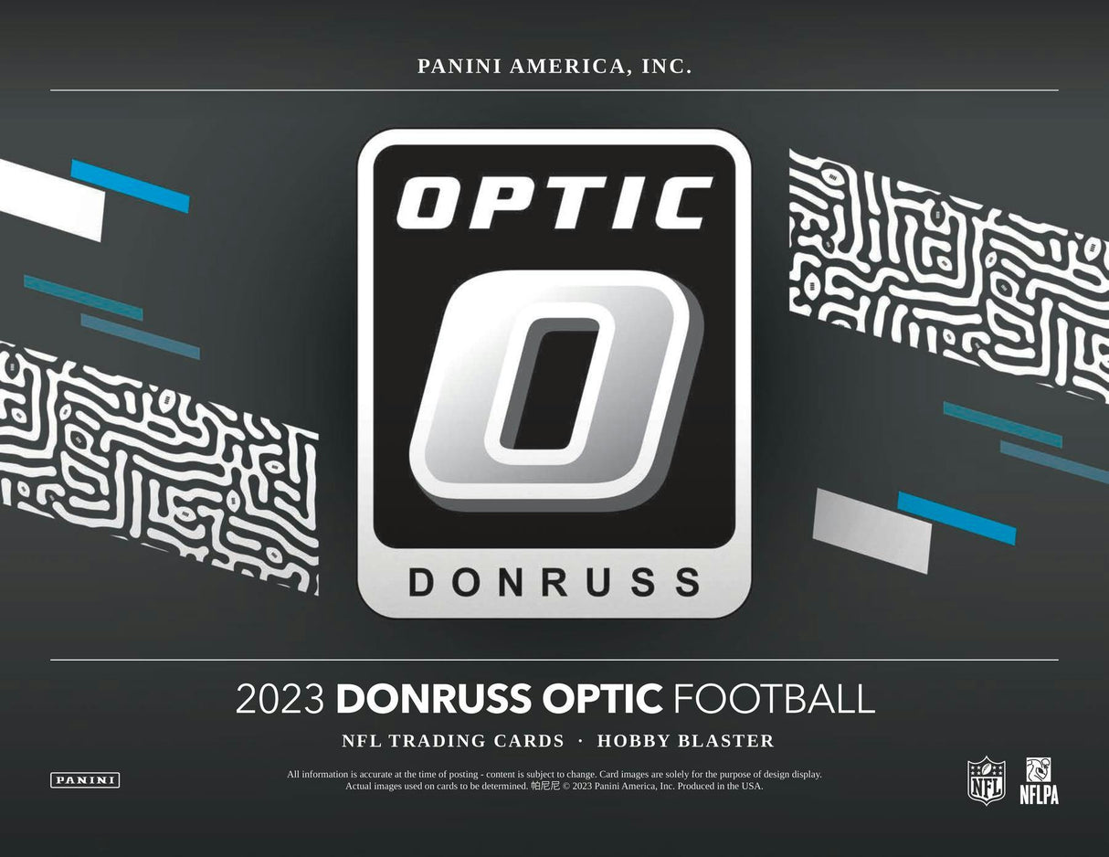 2023 Panini Donruss Optic Football 6-Pack Hobby Blaster Box (Blue Scope Parallels)