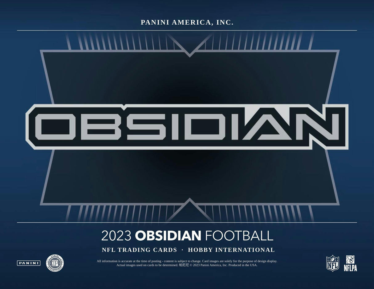 2023 Panini Obsidian Football International Hobby Box